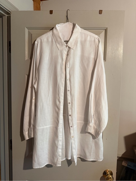 Tahari Tops - Tahari 100% Linen Tunic  1x